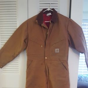 Carhartt coveralls.